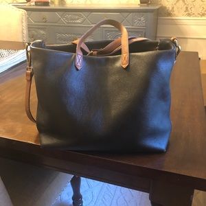 Madewell brown/black transport bag
